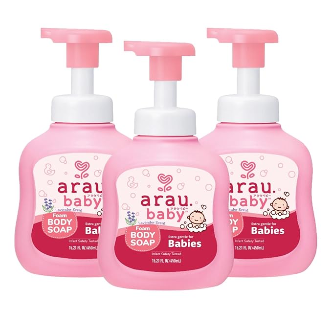 Foam Body Soap - Gentle for Delicate Skin, Head to Toe (15.21 fl 3)