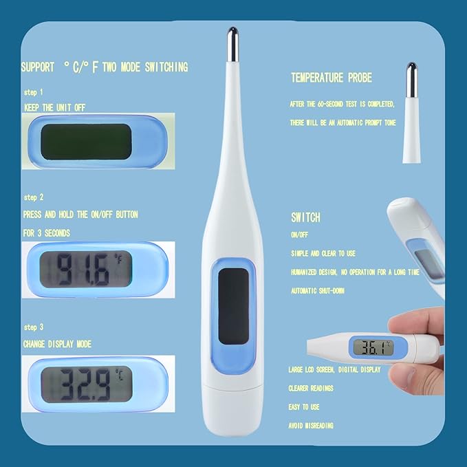 Baby Grooming Kit, Baby Essentials for Newborns (10 in 1) (Blue)