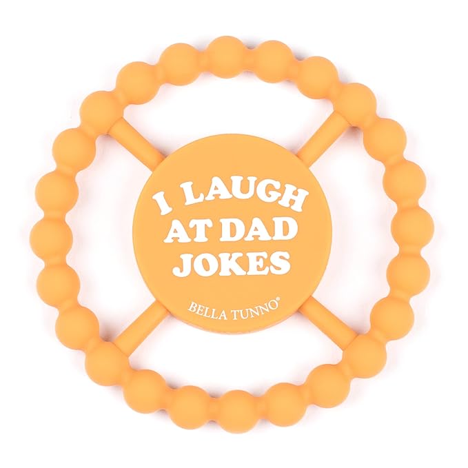 Bella Tunno Happy Teether ??Soft & Easy Grip Baby Teether Toy, Silicone Teether Ring to Help Soothe Gums