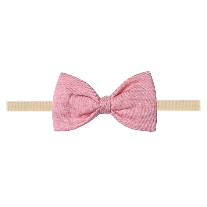 Copper Pearl Baby Bows: Stylish Headbands for Baby Girls, Premium Soft and Stretchy Baby Headbands
