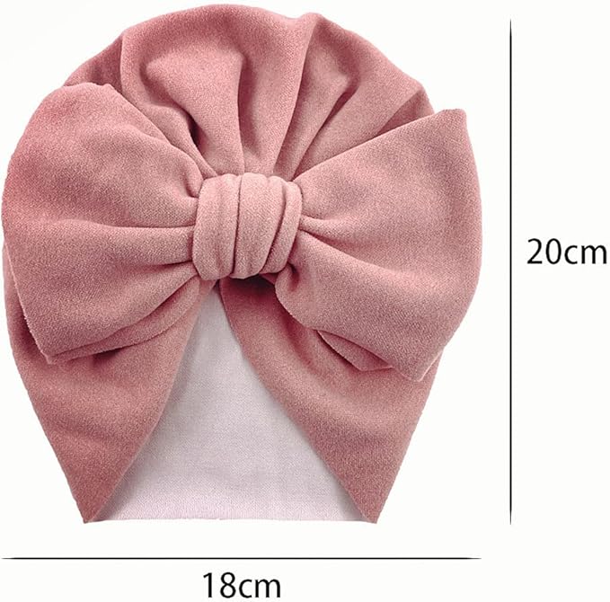 XYX Baby Girl Toddlers Breathable Cotton Hat Newborn Knotted Hat