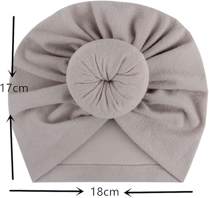 XYX Baby Girl Toddlers Breathable Cotton Hat Newborn Knotted Hat
