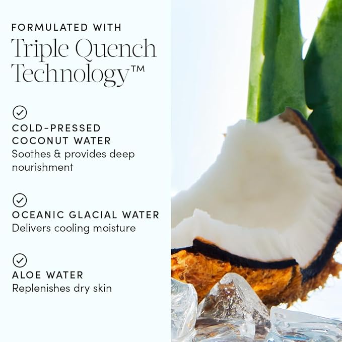 Evereden Tri-Water 2-in-1 Cooling Baby Shampoo and Body Wash: Gentle Cleansing with Coconut, Oceanic Glacial