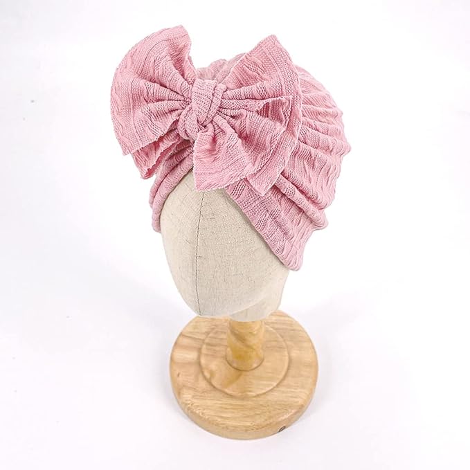 XYX Baby Girl Toddlers Breathable Cotton Hat Newborn Knotted Hat