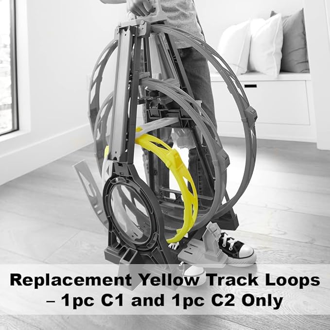Replacement Parts for Hot Wheels Track Builder Unlimited Triple Loop GLC96 ~ 2 Yellow C1 and C2