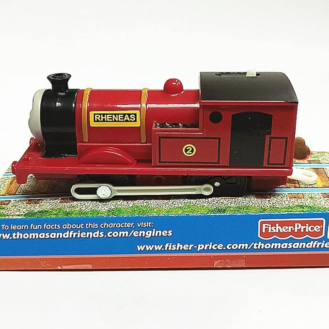 wltk Motorized Red rheneas Train Engine Toy Set, Battery-Powered Train’s Friend Toy Set ,Toddlers Train Toys for Age 3 4 5 6 7 8 Kids Boys Girls (Red rheneas)