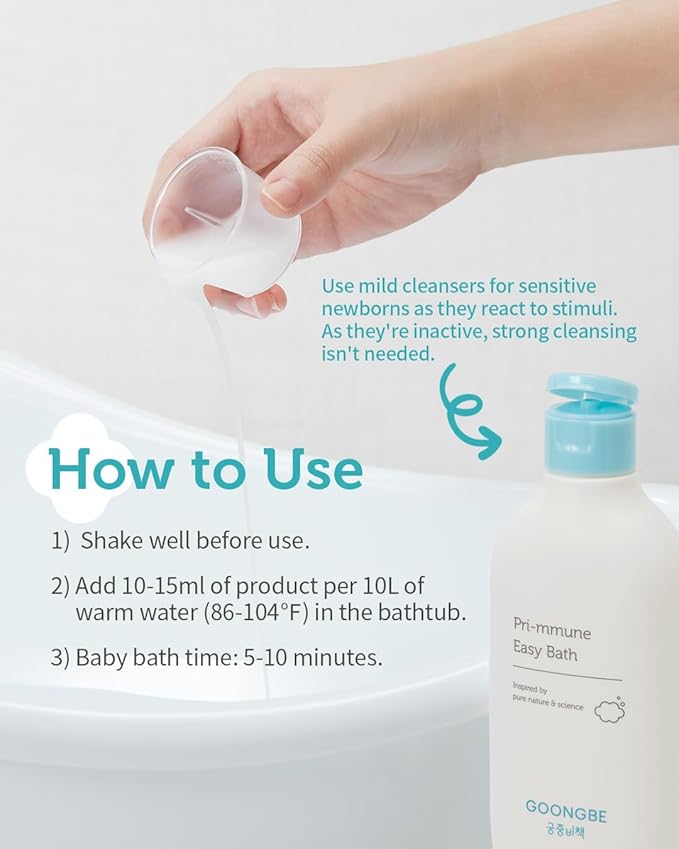Pri-mmune Easy Bath - Korean Baby Body Wash 6.75 fl.oz.