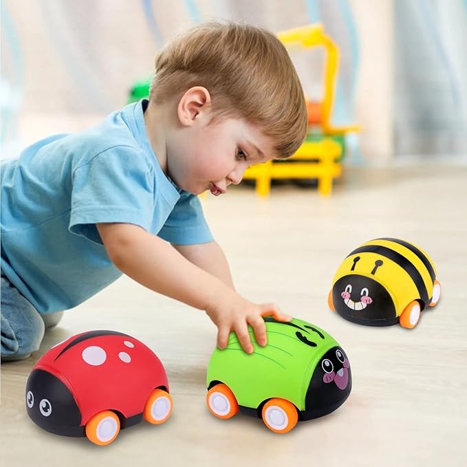 DAZHONG Toys Cars Set Light Up Friction Powered Vehicle Play 3+ Years