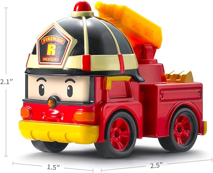 Robocar Poli Toys, ROY DIE-CAST Metal Toy Cars 1-5 Boys