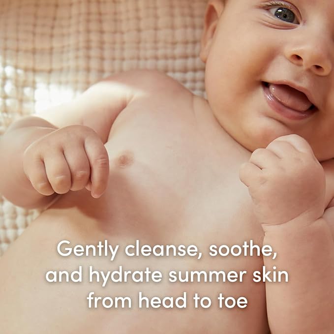 Evereden Tri-Water 2-in-1 Cooling Baby Shampoo and Body Wash: Gentle Cleansing with Coconut, Oceanic Glacial