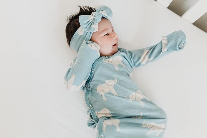 Copper Pearl Baby Bows: Stylish Headbands for Baby Girls, Premium Soft and Stretchy Baby Headbands