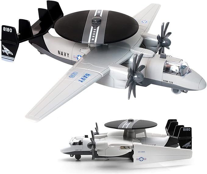 CORPER TOYS Diecast Plane, Toy Airplane Early Warning Model Fighter
