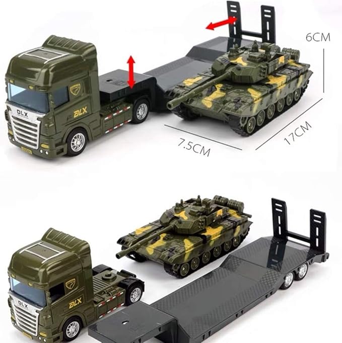 ZUKULIFE Military Vehicles and Army Battle Site toys Flatbed Truck 3 4 5 6