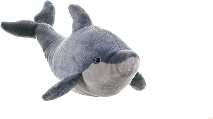 Wild Republic Dolphin Plush, Stuffed Animal, Plush Toy, Gifts for Kids, Cuddlekins 20 inches