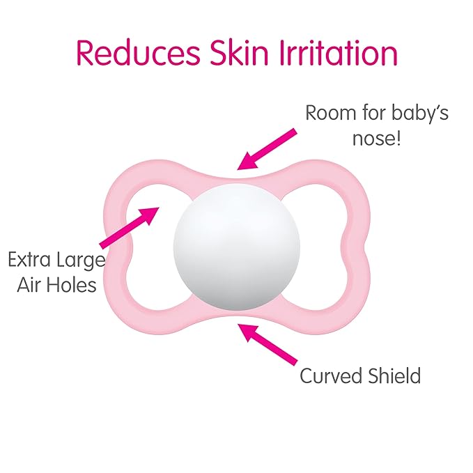 MAM Air Baby Pacifier, For Sensitive Skin 2 Pack, 16+ Months,