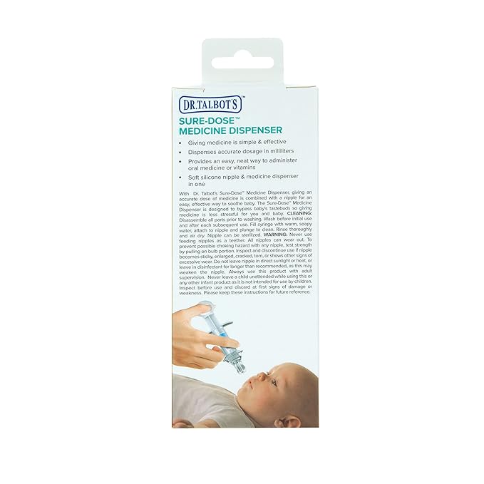 Dr. Talbot's Sure-Dose Baby Medicine Dispenser - 10ml 0+ Months