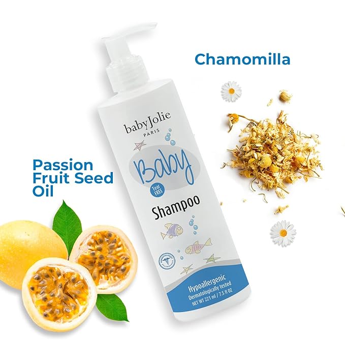 Baby Jolie Baby Bath Set | 1 Baby Shampoo 7.5oz (221ml) + 1 Baby 7.5oz (221ml) 1 Baby 11oz (325ml)