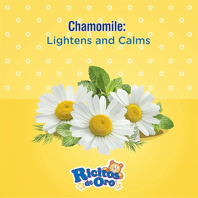 Ricitos de Oro 2-in-1 Baby Hair and Body Wash, Hypoallergenic Tear Free Body Wash and Shampoo with Chamomile and Honey 2-Pack of 13.5 FL 2 Bottles.