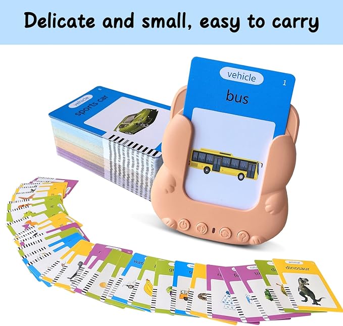 Talking Flash Cards Toddler Toys,Kids Toddler Flash Cards with 224/510 Sight Words,Montessori Toys,Bilingual English-Spanish,Learning Educational Toys for Kids Ages (224-Sight Words)