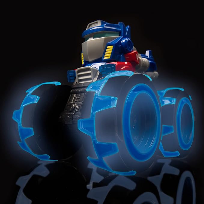 Transformers Optimus Prime Monster Treads – Monster Trucks with Light Up Wheels 3 Years