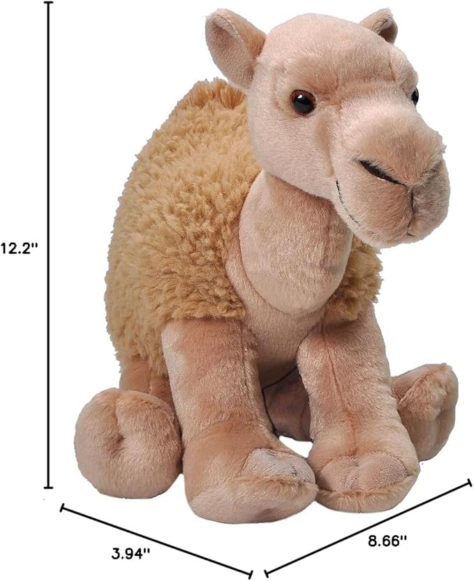 Wild Republic Dromedary Camel Plush, Stuffed Animal, Plush Toy, Gifts for Kids, Cuddlekins 12 Inches