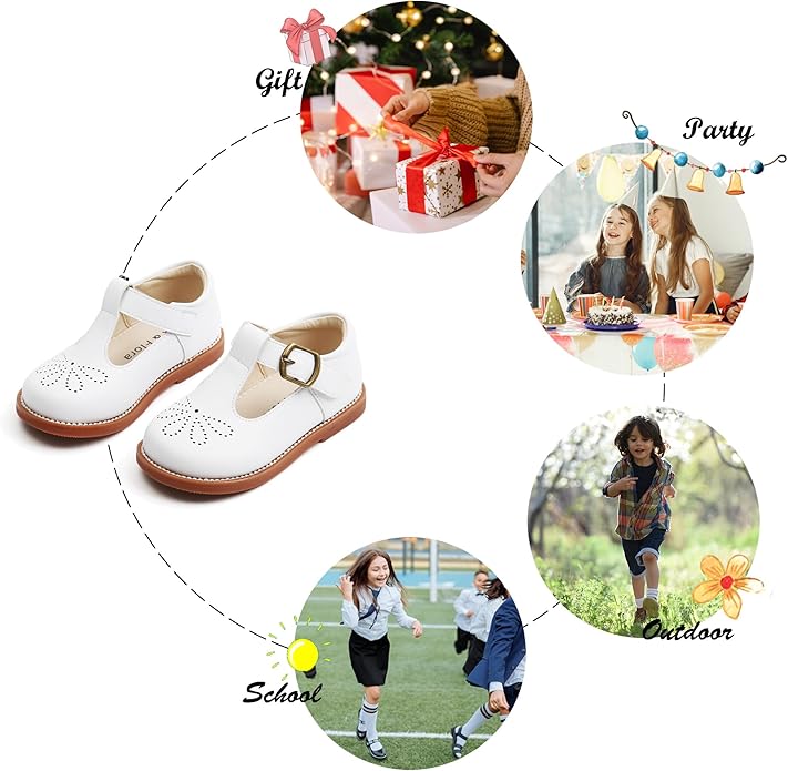 Felix & Flora Toddler Little Girl Mary Jane Dress Shoes