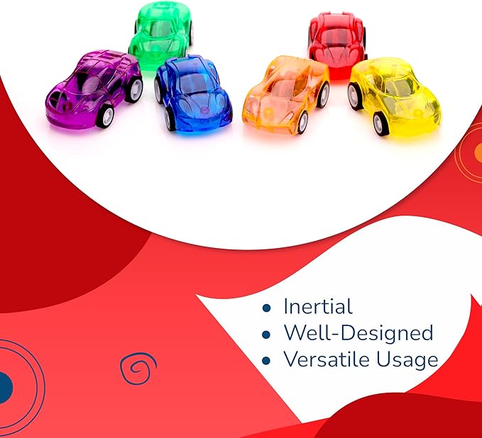 Race Cars Toys - Pull Back Cars for Toddlers 48 pcs