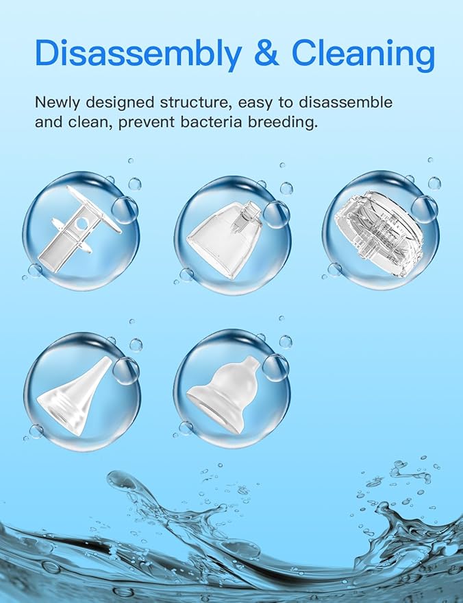 Baby Nasal Aspirator, Electric Nose Sucker with 5 Levels Suction