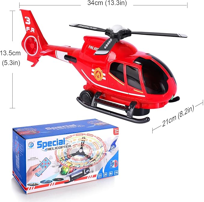 ele ELEOPTION Airplane Toy Infrared Remote Control Plane Toys Helicopter 3 4 5 6 7 8