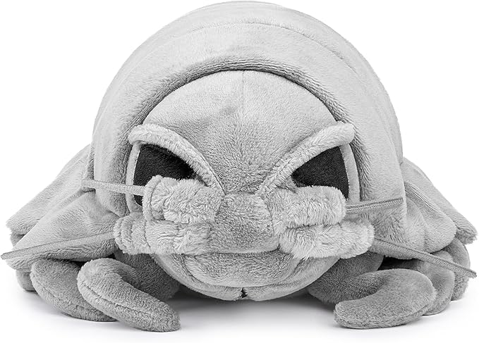ZHONGXIN MADE Isopod Plush - Lifelike 12” Isopod Stuffed Animal, Realistic Bathynomus Giganteus Arthropod Insect Plushie, Soft Crustaceans Animals Toys Model Dolls Gifts for Kids