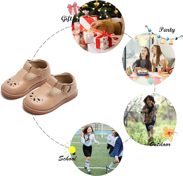 Felix & Flora Toddler Little Girl Mary Jane Dress Shoes