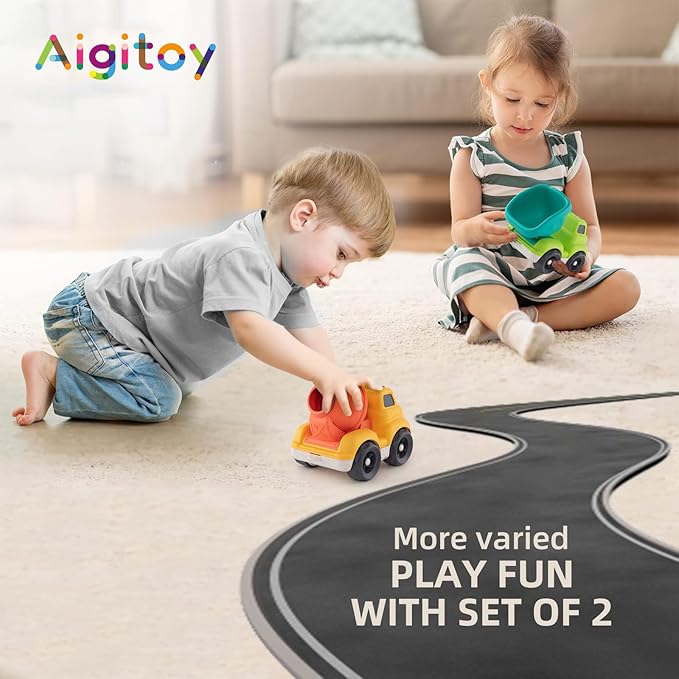 Large Dump Truck Toys for Toddlers, Sustainable Bio-Plastic Truck Children's 3 Years