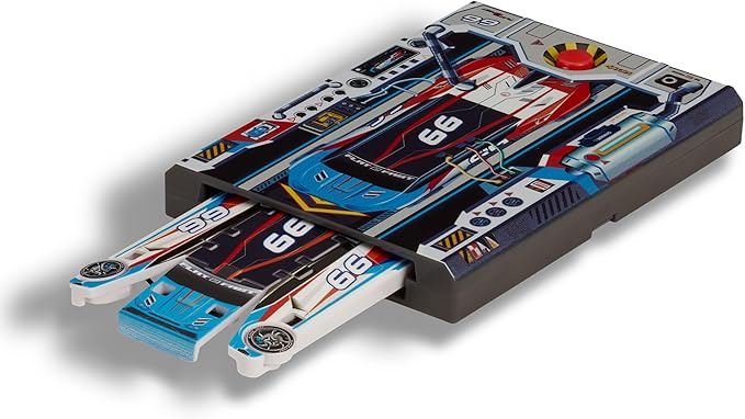Sky Blue 66 Card Racer | Load, Launch, Race - Pocket-Sized Racecar Toy Ages 5 and up (Sold Each)