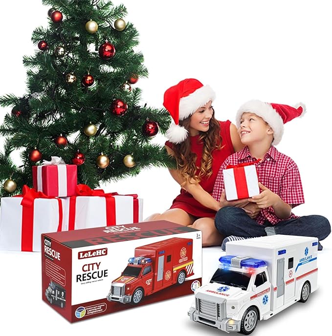Ambulance Toys for Kids 3-12 Years Old, Electric Toys - 4D Lights 3+ Miracle (HC034)