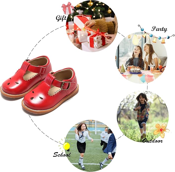 Felix & Flora Toddler Little Girl Mary Jane Dress Shoes