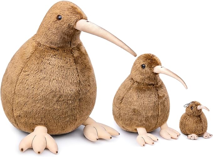 ZHONGXIN MADE Large Kiwi Bird Plush, Realistic 18” Kiwi Bird Stuffed Animal, Lifelike Soft Kiwi Stuffed Plushie, Unique Plushie Toys Model Dolls for Kids