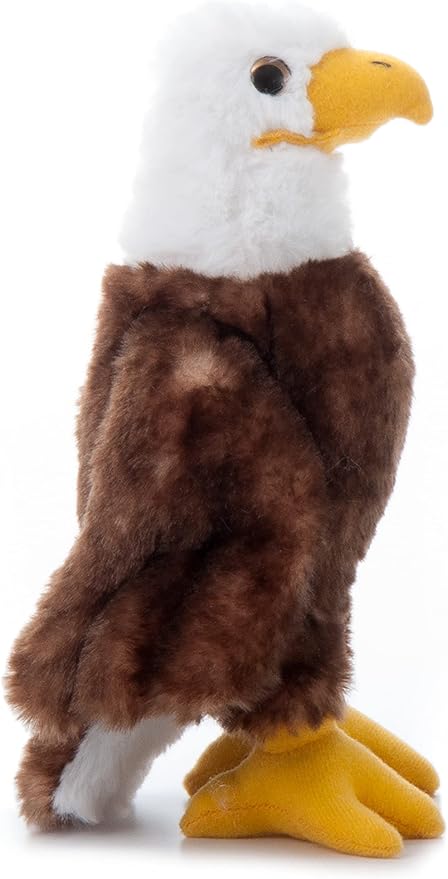 The Petting Zoo Bald Eagle Stuffed Animal, Gifts for Kids, Wild Onez Zoo Animals, Bald Eagle Plush Toy 9 inches