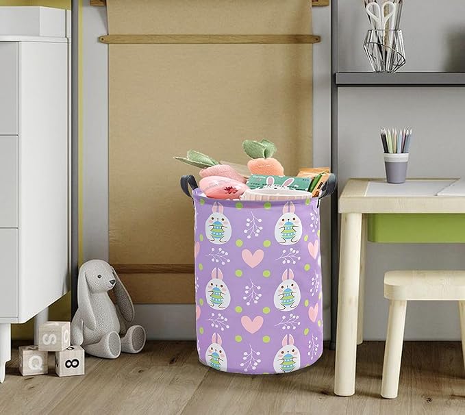 Round Laundry Hamper Storage Basket Organizer Hamper Storage Bins