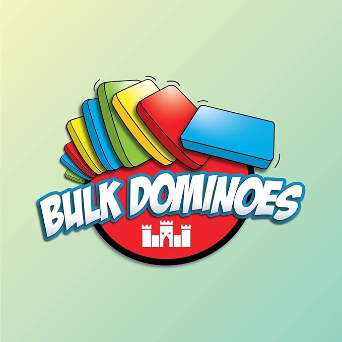 Bulk Dominoes Pro-Domino Kit | Dominoes Set, STEM STEAM Small Toys, Family Games for Kids, Kids Toys and Games, Building, Toppling, Chain Reaction Sets (Master)