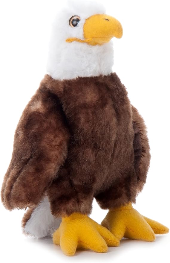 The Petting Zoo Bald Eagle Stuffed Animal, Gifts for Kids, Wild Onez Zoo Animals, Bald Eagle Plush Toy 9 inches