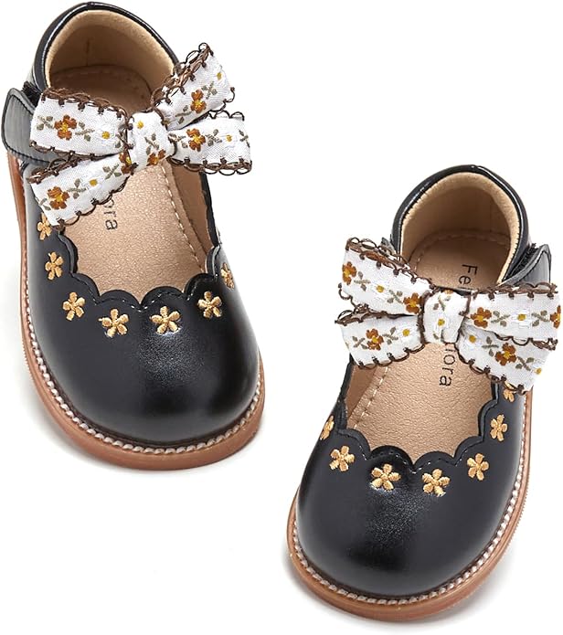 Felix & Flora Toddler Little Girl Mary Jane Dress Shoes