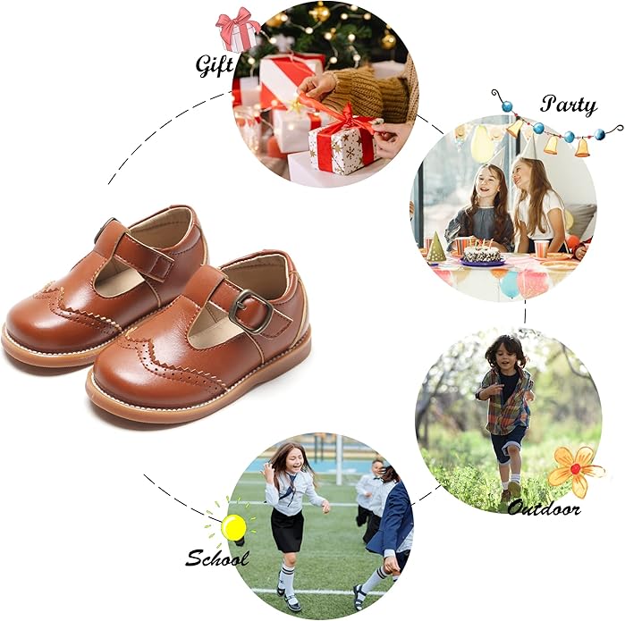 Felix & Flora Toddler Little Girl Mary Jane Dress Shoes