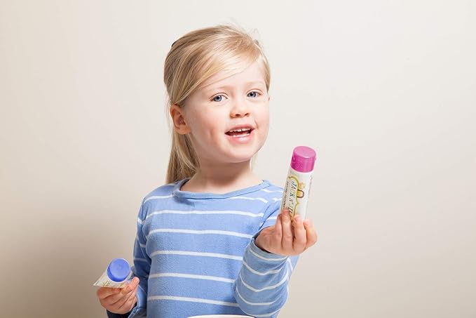 Jack N' Jill Natural Toddler Toothpaste for Baby, Kids and Infants 6 Months & Up, Fluoride Free Training Toothpaste for Toddlers 1-3 (1.76 Fl Oz (Pack of 6), Berries & Cream)