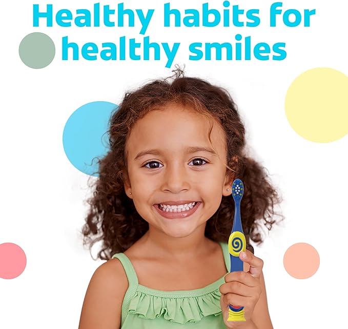 Colgate Bluey Extra Soft Toothbrush for Kids, Kids Toothbrush Pack with Built in Suction Cup Toothbrush Holder, Designed for Children Ages 2 and Up, Extra Soft Bristles, 2 Count (Pack of 1)