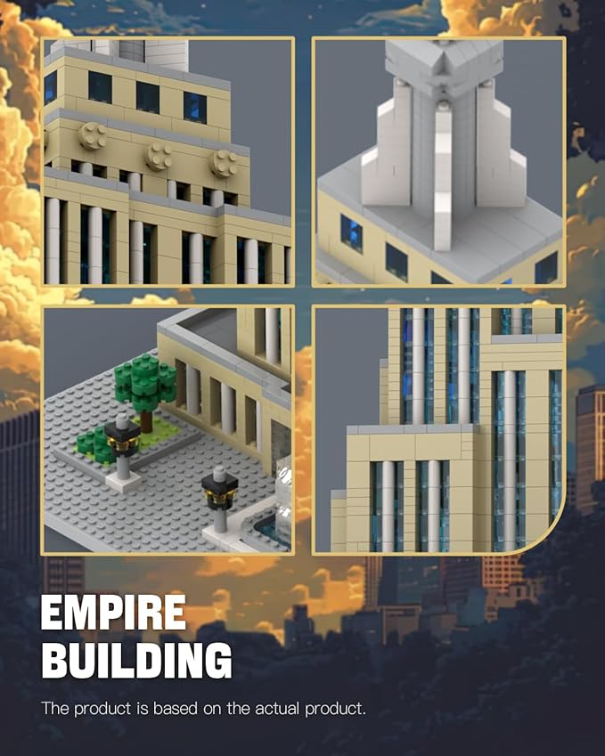 dOvOb Architecture Empire Building Micro Blocks Set(3819PCS) - World Famous Architectural Model Toys Gifts for Kid and Adult