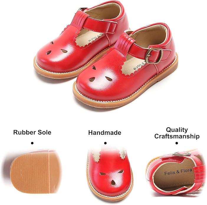 Felix & Flora Toddler Little Girl Mary Jane Dress Shoes