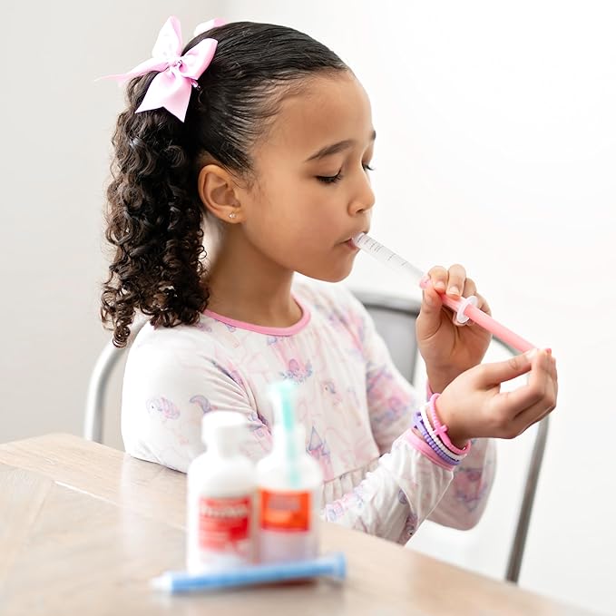 Ryan & Rose Cutie Dose - Baby Medicine Dispenser Syringe For Children Medicine Syringes For Children Medication Dispenser Baby Medicine Syringe Baby Medicine Dropper Baby Syringe 3 Pack