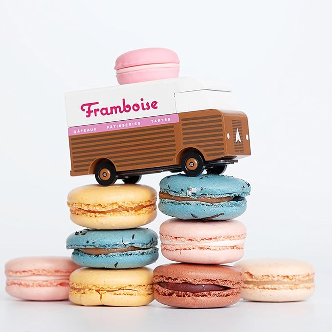 Candylab Toys CANDYCAR® Wooden Food Truck Collection - Framboise Macaron