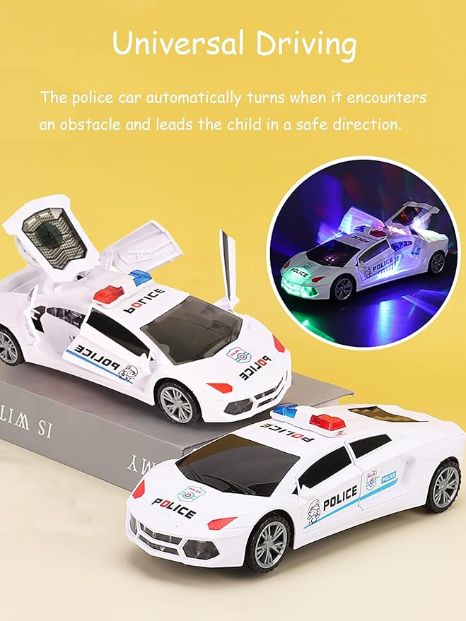 Toy Cars, Police Car Toys for Boys 3-5