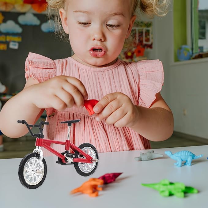 Mini Bike minibike Bikes Doll House Mini Bicycle Tiny Bike ob11 Alloy